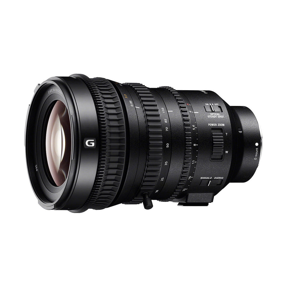 Sony E PZ 18-110mm f/4 G OSS -objektiivi