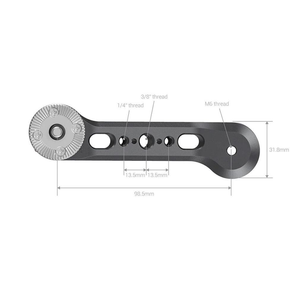 SmallRig 1684 Dogbone Arri Rosette Arm SmallRig 1684 Dogbone Arri Rosette Arm