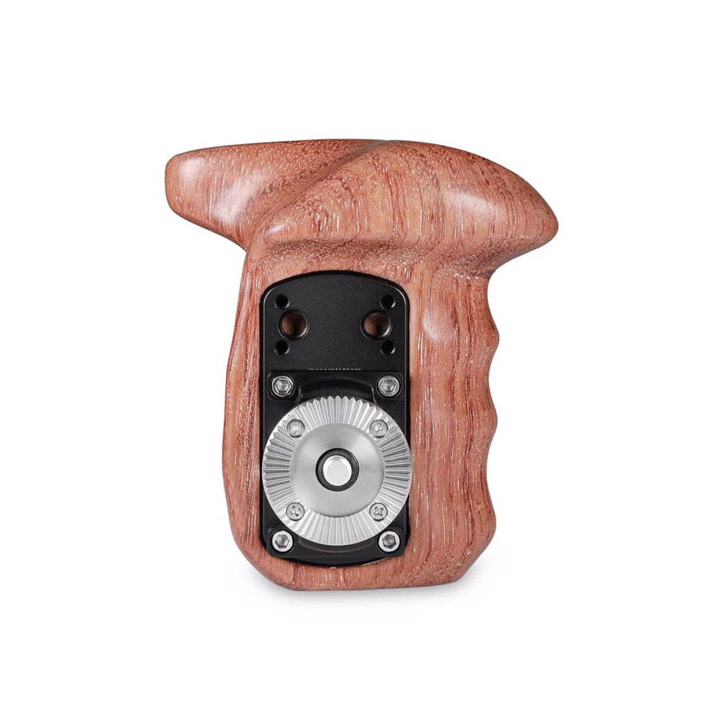 SmallRig Left Side Wooden Grip with Arri Rosette 1891 SmallRig Left Side Wooden Grip with Arri Rosette 1891