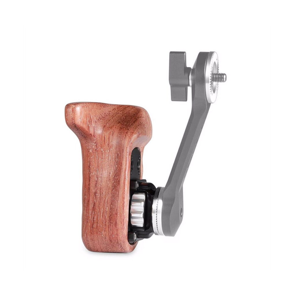 SmallRig Left Side Wooden Grip with Arri Rosette 1891 SmallRig Left Side Wooden Grip with Arri Rosette 1891