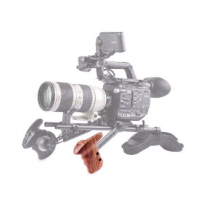 SmallRig Left Side Wooden Grip with Arri Rosette 1891 SmallRig Left Side Wooden Grip with Arri Rosette 1891