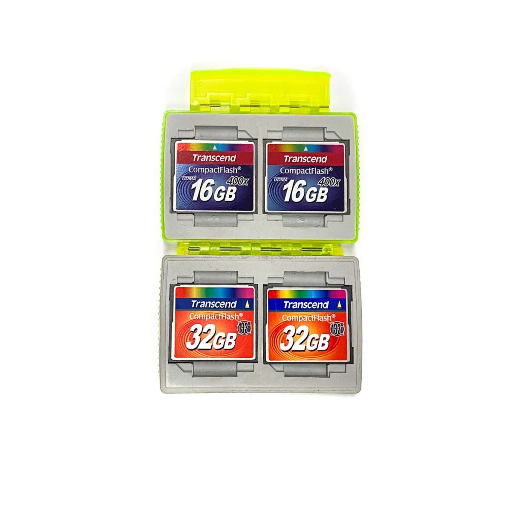 Transcend CompactFlash paketti 2 – Käytetty Transcend CompactFlash paketti 2 – Käytetty