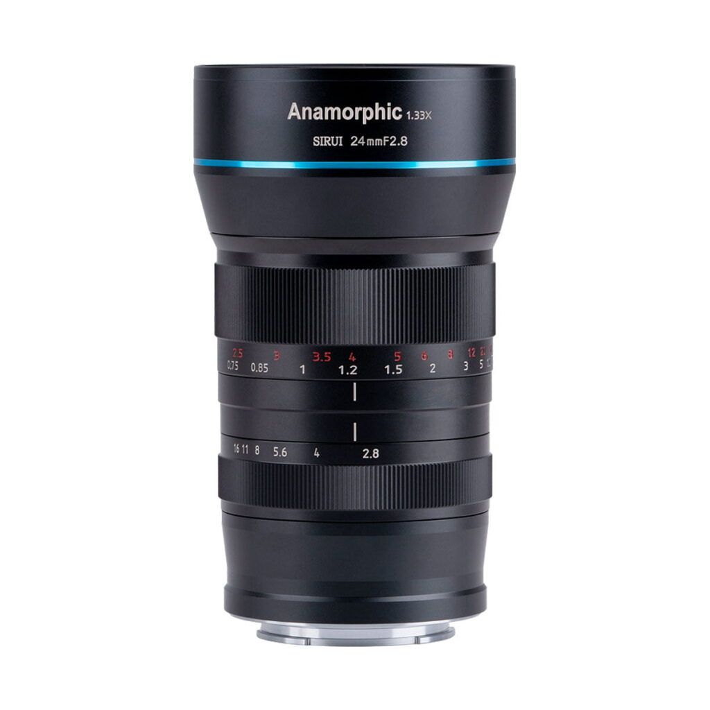 Sirui Anamorphic Lens 1,33x 24mm f/2.8 – Sony E-Mount Sirui Anamorphic Lens 1,33x 24mm f/2.8 – Sony E-Mount