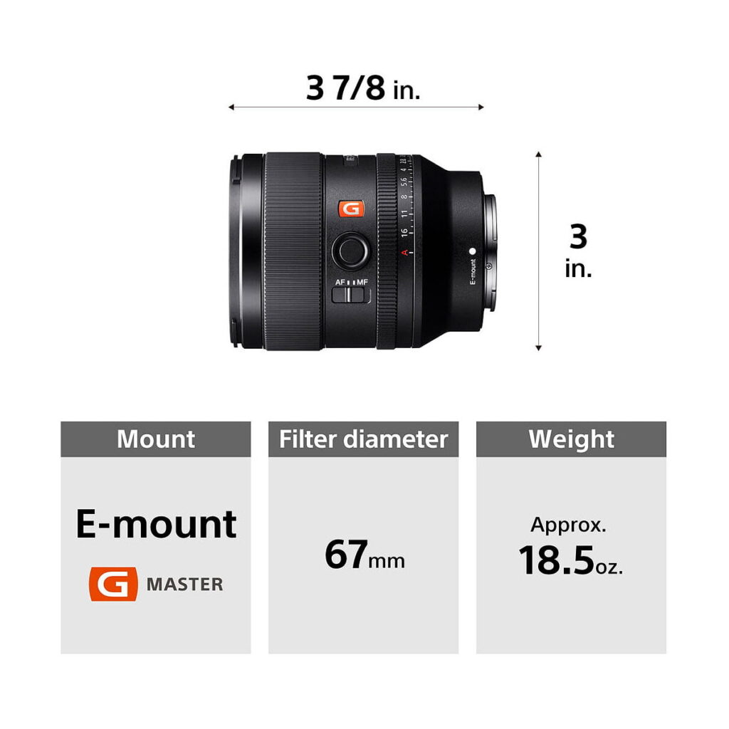 Sony FE 35mm f/1.4 GM Sony FE 35mm f/1.4 GM