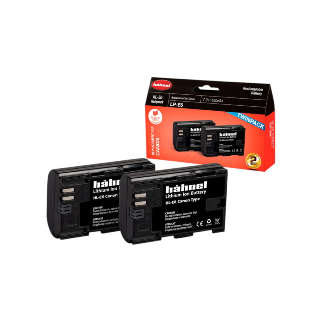 Hähnel HL-E6 ( Canon LP-E6 ) Twin Pack Hähnel HL-E6 ( Canon LP-E6 ) Twin Pack