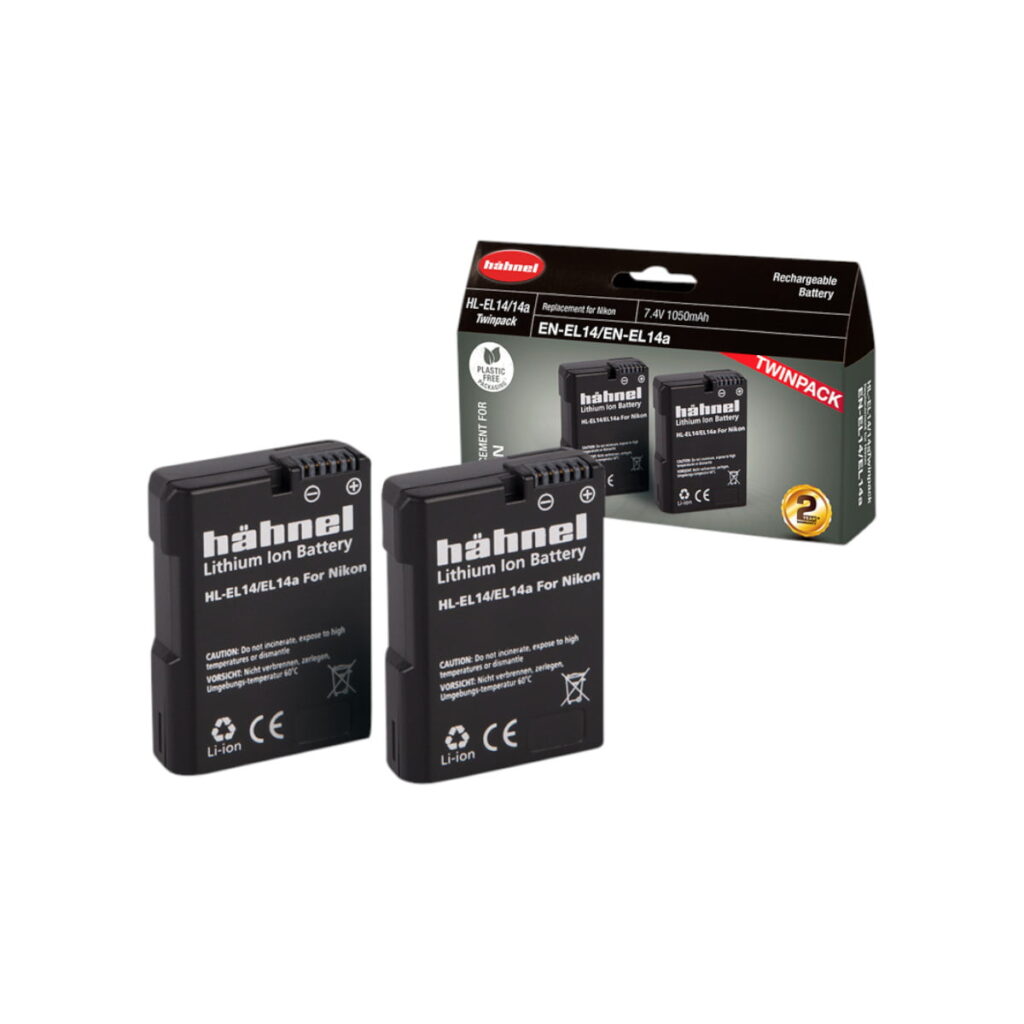 Hähnel HL-EL14 ( Nikon EN-EL14 ) Twin Pack Hähnel HL-EL14 ( Nikon EN-EL14 ) Twin Pack