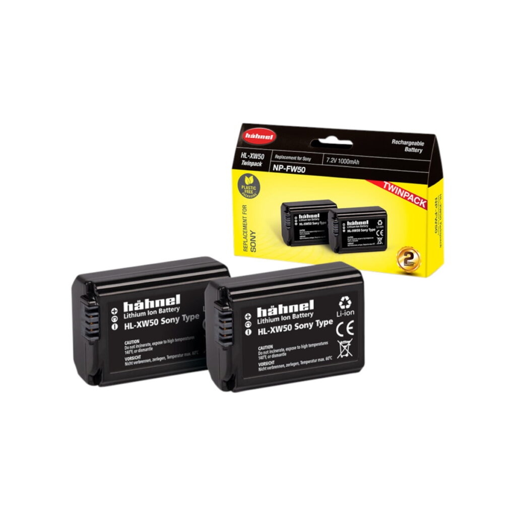ähnel HL-XW50 ( Sony NP-FW50 ) Twin Pack ähnel HL-XW50 ( Sony NP-FW50 ) Twin Pack