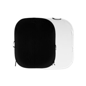 Lastolite Plain Collapsible Background 1.5 x 1.8m Black/White Lastolite Plain Collapsible Background 1.5 x 1.8m Black/White