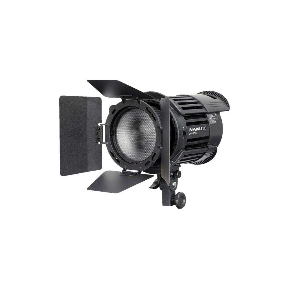 Nanlite CN-18X fresnel lens + barndoors for P100/P200 Nanlite CN-18X fresnel lens + barndoors for P100/P200
