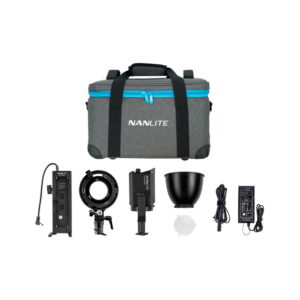 NANLITE Forza 60 Kit ( Bowens adaptor + Batteryholder ) NANLITE Forza 60 Kit ( Bowens adaptor + Batteryholder )