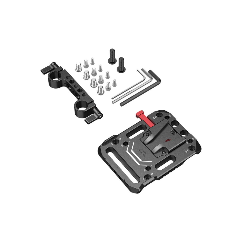 Smallrig 3016 Battery Plate V-Mount w Rod Clamp Smallrig 3016 Battery Plate V-Mount w Rod Clamp
