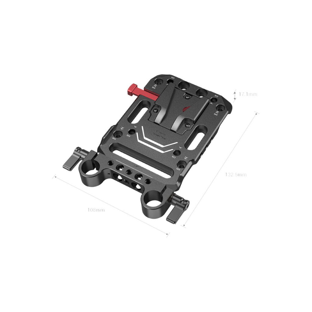 Smallrig 3016 Battery Plate V-Mount w Rod Clamp Smallrig 3016 Battery Plate V-Mount w Rod Clamp