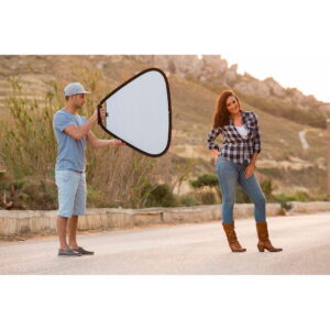 Lastolite TriGrip Reflector 75cm Sunfire/ Silver