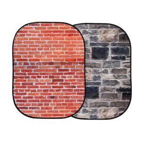 Lastolite Urban Collapsible Background 1.5 x 2.1m Red Brick/Grey Stone Lastolite Urban Collapsible Background 1.5 x 2.1m Red Brick/Grey Stone