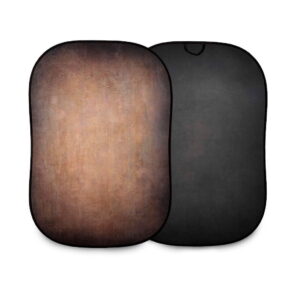 Lastolite Vintage Collapsible Background 1.5 x 2.1m Walnut/Pewter Lastolite Vintage Collapsible Background 1.5 x 2.1m Walnut/Pewter