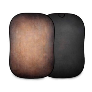 Lastolite Vintage Collapsible Background 1.5 x 2.1m Walnut/Pewter Lastolite Vintage Collapsible Background 1.5 x 2.1m Walnut/Pewter