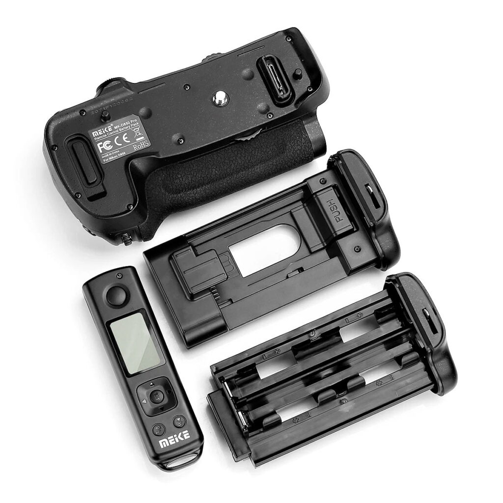 Meike MK-D850 2.4g Wireless Remote Control Battery Grip for Nikon D850 Meike MK-D850 2.4g Wireless Remote Control Battery Grip for Nikon D850