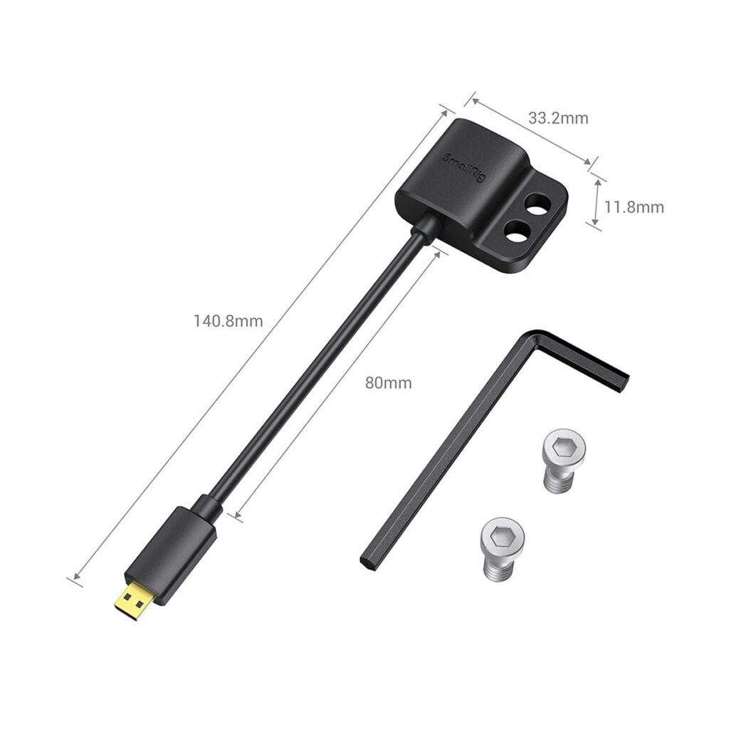 SmallRig Ultra Slim 4K HDMI Adapter Cable (D to A) 3021 SmallRig Ultra Slim 4K HDMI Adapter Cable (D to A) 3021