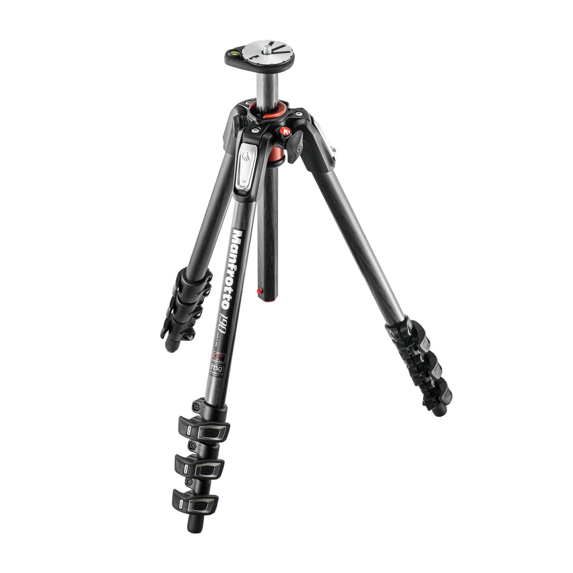 Manfrotto Jalusta Foto Carbon MT190CXPRO4 4-os -hiilikuitu kolmijalka