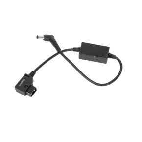 SmallRig_2932_Sony_FX9_FX6_19_5V_Output_D-Tap_Power_Cable_001 SmallRig 2932 Sony FX9 & FX6 19.5V D-Tap power cable, shown with white background, includes black rectangular DC connector, rectangular inline power cable and D-Tap connector.