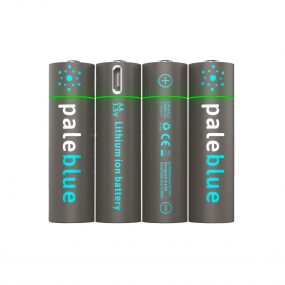 Pale Blue Li-Ion Rechargeable AA Battery Akut ja laturit kameroihin 2