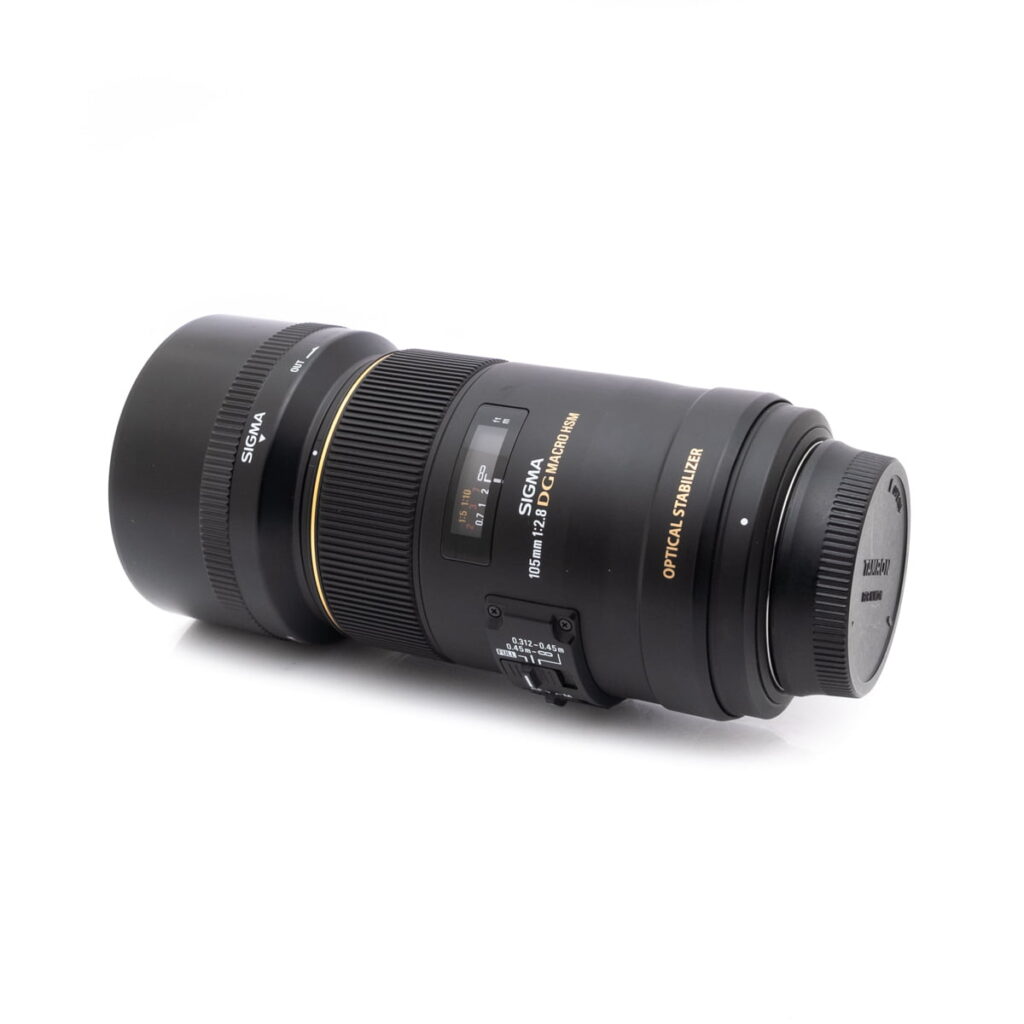 sigma_105 Sigma 105mm f/2.8 DG Macro HSM OS Nikon F - Käytetty