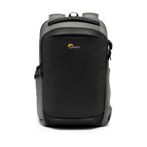 Lowepro_Flipside_400_AW_III-Tumma_Harmaa_001 Lowepro Flipside 400 AW III -kamerareppu tummanharmaana sisältää pehmustetut olkahihnat, vetoketjullisen etutaskun ja Lowepro-logon etupaneelin yläosassa, kaikki tyylikkäässä, modernissa muotoilussa.