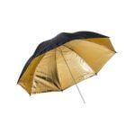 Quadralite 120cm Gold Umbrella Salamat, Studio Ja LED-Valot 4