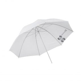 Quadralite 120cm White Transparent Umbrella Salamat, Studio Ja LED-Valot