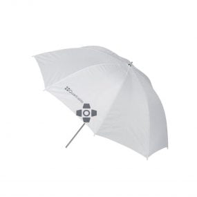 Quadralite 91cm White Transparent Umbrella Salamat, Studio Ja LED-Valot 3