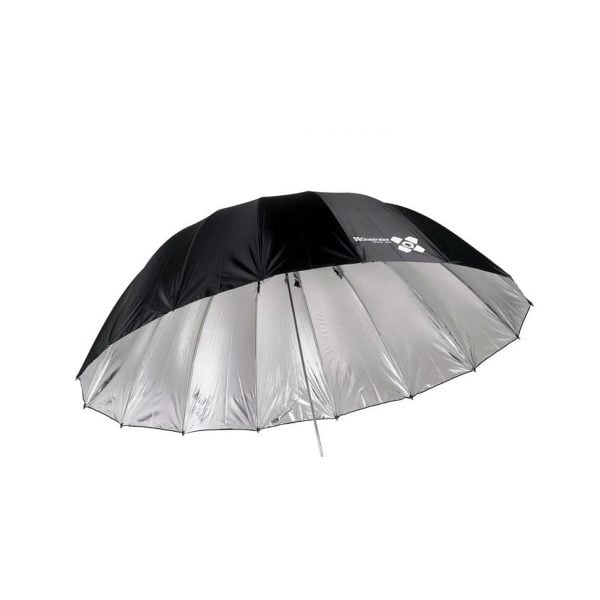 Quadralite Space 150cm Silver Parabolic Umbrella Salamat, Studio Ja LED-Valot 3