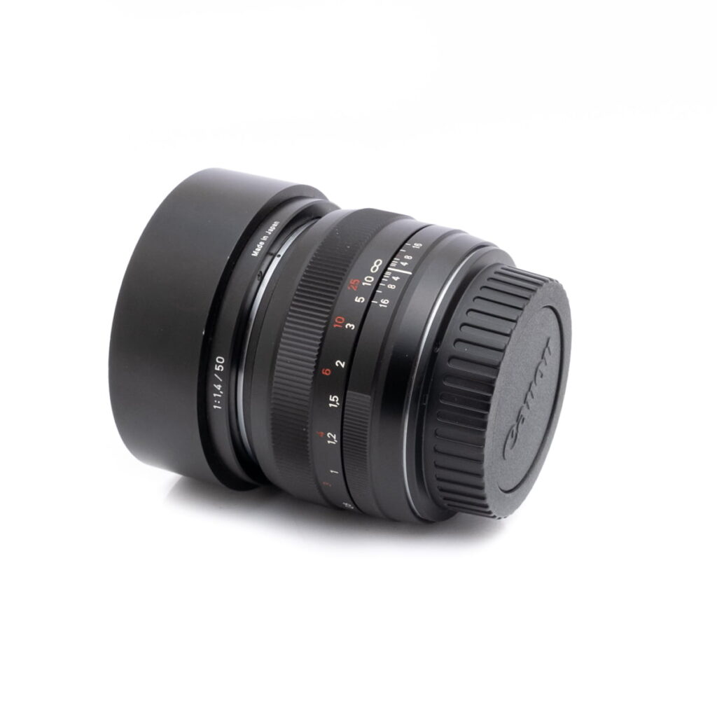 planar_50 Zeiss Planar 50mm f/1.4 T* ZE Canon - Käytetty