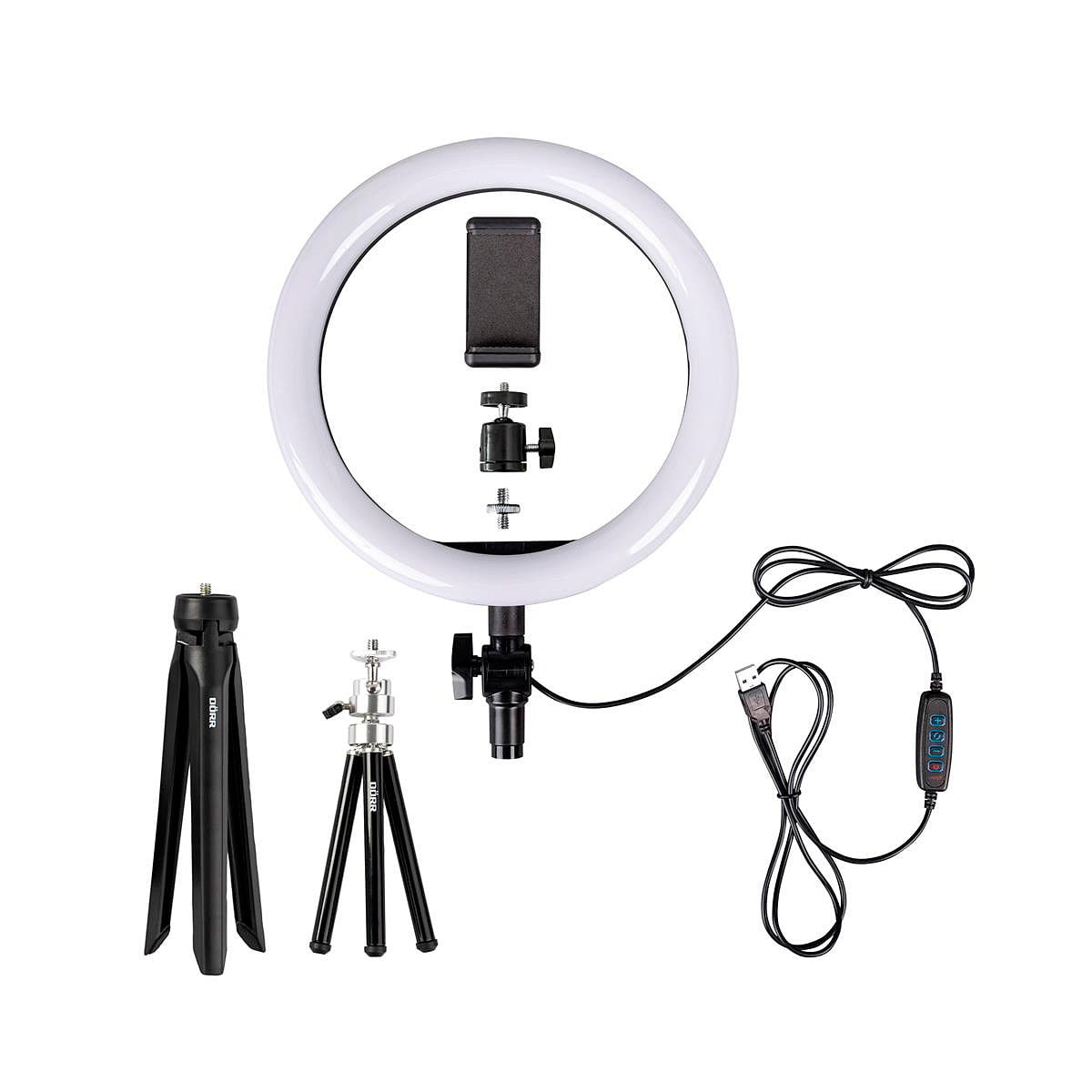 Dörr VL-26 Bi-Color Rengasvalo Vlogging Kit
