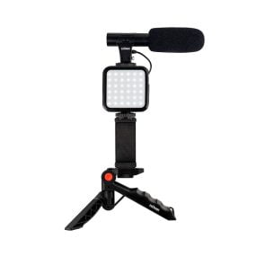 Dörr VL-5 Vlogging Kit Mikrofonilla LED valot kuvaamiseen ja videoihin