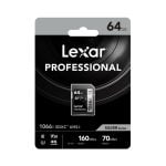 Lexar Pro 1066x U3 UHS-I R160/W70 64GB Kameratarvikkeet 8