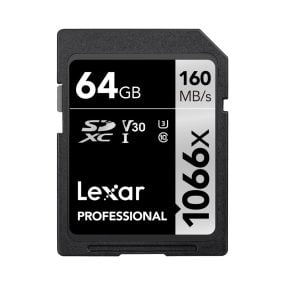 Lexar Pro 1066x U3 UHS-I R160/W70 64GB Kameratarvikkeet