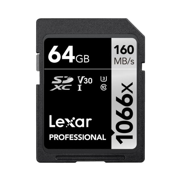 Lexar Pro 1066x U3 UHS-I R160/W70 64GB Kameratarvikkeet 3
