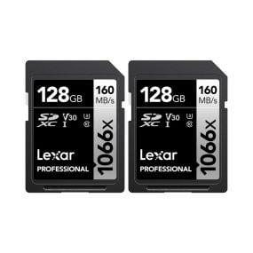 Lexar Pro 1066x U3 UHS-I R160/W120 128GB 2-pack Kameratarvikkeet