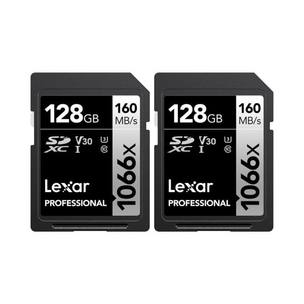 Lexar Pro 1066x U3 UHS-I R160/W120 128GB 2-pack Kameratarvikkeet 3