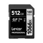 Lexar Pro 1066x U3 UHS-I R160/W120 512GB -muistikortti
