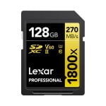 Lexar Pro 1800x SDXC U3 (V60) UHS-II R270/W180 128GB Kameratarvikkeet 4