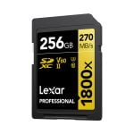 Lexar Pro 1800x SDXC U3 (V60) UHS-II R270/W180 256GB Kameratarvikkeet 5