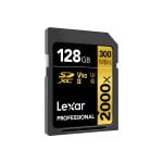Lexar Pro 2000X SDHC/SDXC UHS-II U3(V90) R300/W260 128GB Kameratarvikkeet 4