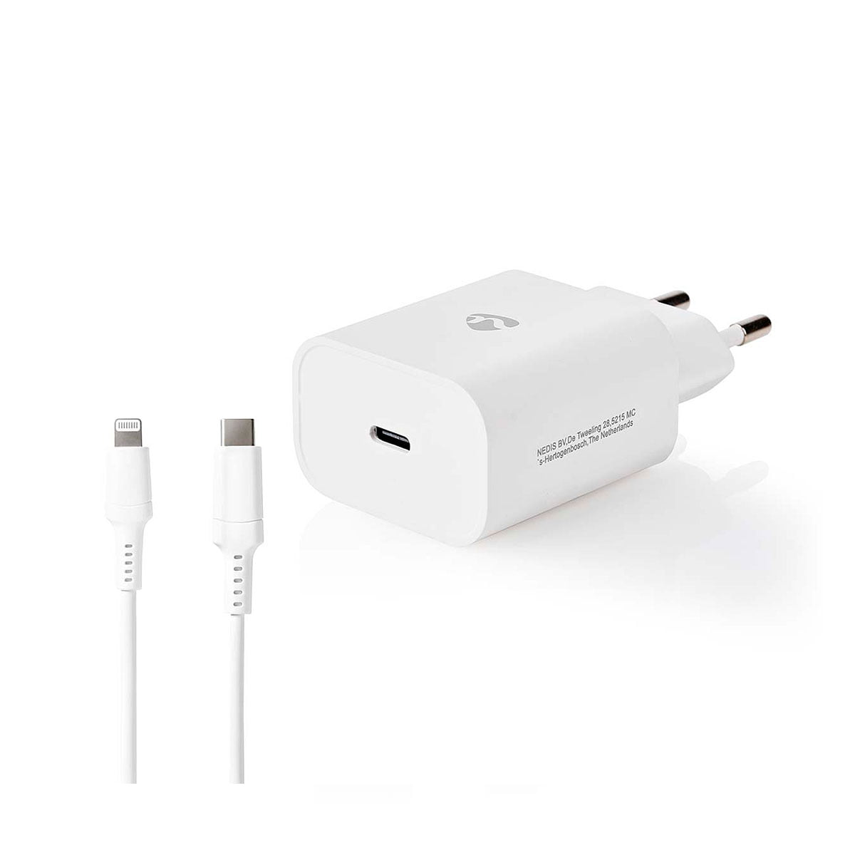 Nedis Seinälaturi 1-Ulostulo PD3.0 20W USB-C - Lightning