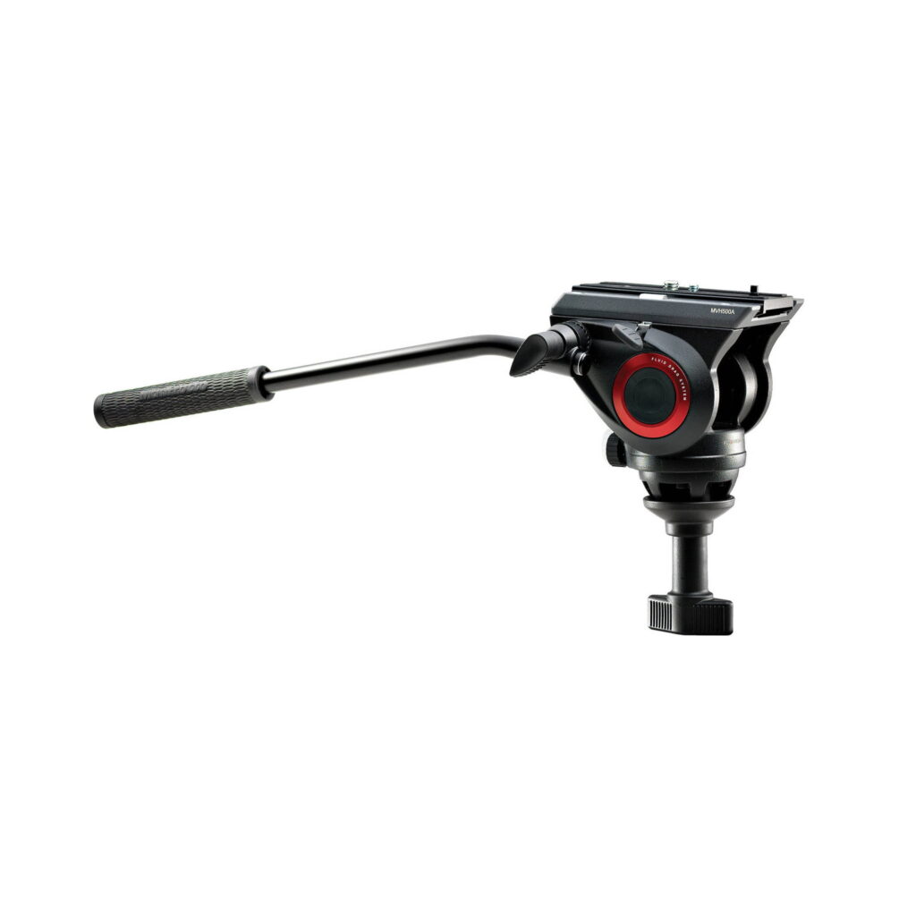 manfrotto_mvh500a Manfrotto MVH500A + kolmijalka (sis.ALV24%) - Käytetty