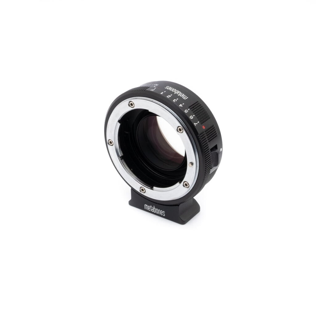 metabones_nfe_ultra-2 Metabones N/F-E mount Ultra Speed Booster (sis.ALV24%) - Käytetty