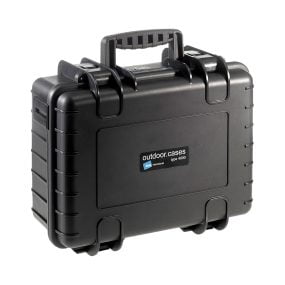 B&W Outdoor Cases Type 4000 Musta (Tilajärjestelmällä) Hard Case -kameralaukut