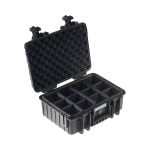 B&W Outdoor Cases Type 4000 Musta (Tilajärjestelmällä) Hard Case -kameralaukut 5