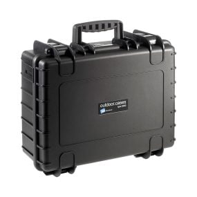 B&W Outdoor Cases Type 5000 Musta (Esileikattu vaahtomuovi) Hard Case -kameralaukut