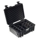 B&W Outdoor Cases Type 5000 Musta (Tilajärjestelmällä) Hard Case -kameralaukut 7
